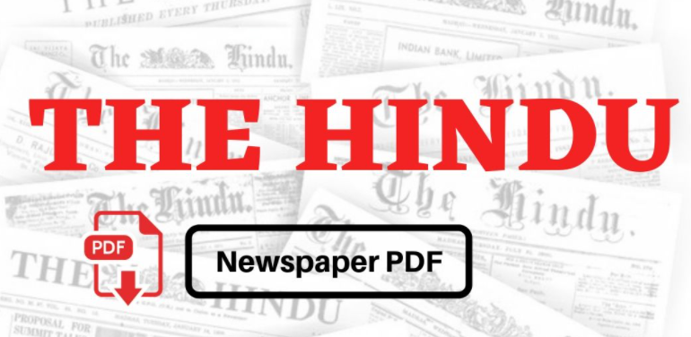 The Hindu Newspaper PDF