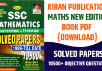Kiran publication SSC CGL maths New Edition book pdf